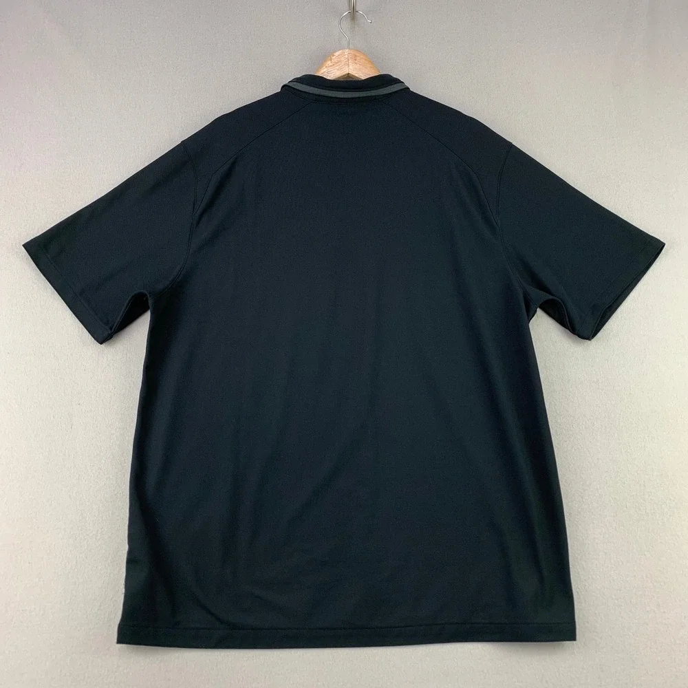 Nike Golf Victory Polo Shirt Mens Large Black Athletic Performance Short Sleeve